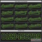 Black & Green Baseball Jersey Tee for Men & Women - Customizable for Team & Fan Style