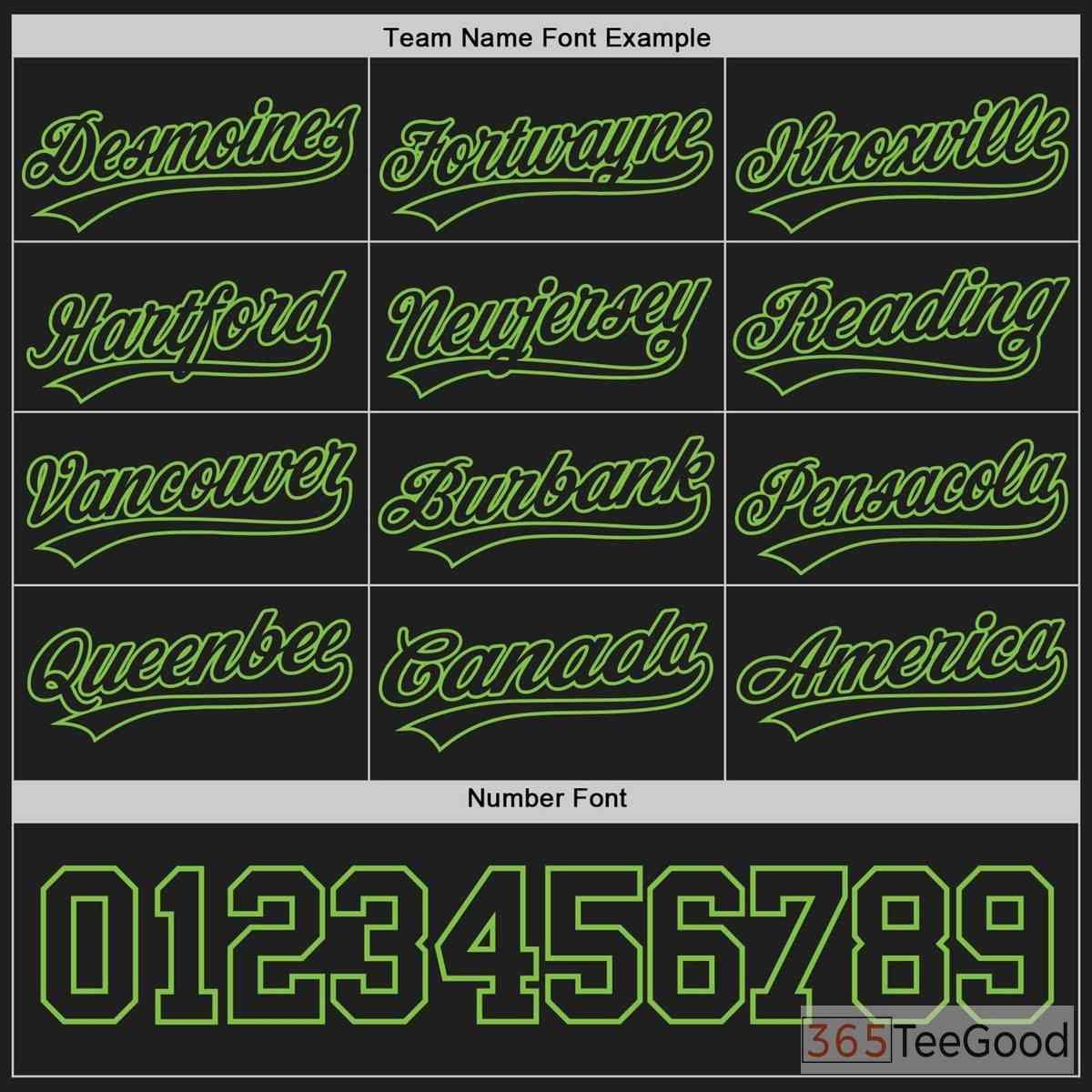 Black & Green Baseball Jersey Tee for Men & Women - Customizable for Team & Fan Style