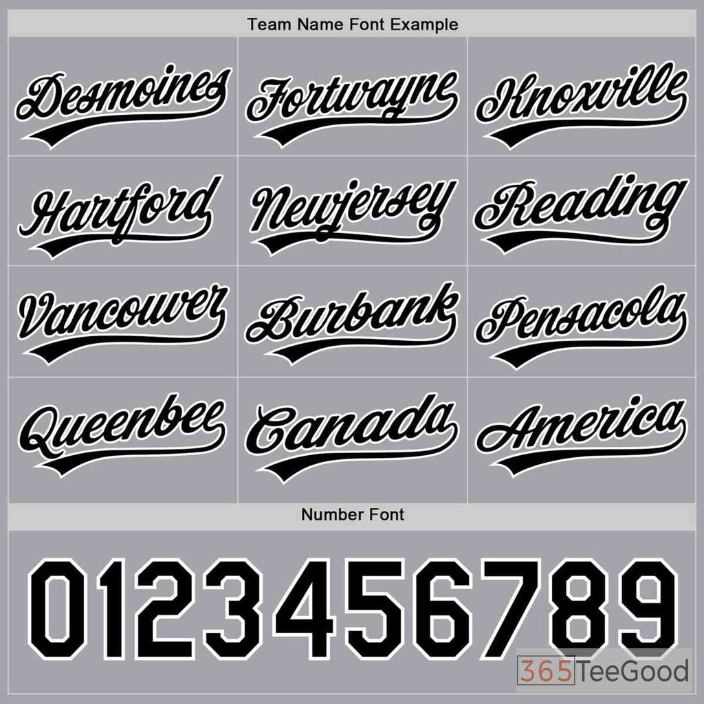 Black & Grey Baseball Jersey Tee for Men & Women - Design Your Custom Apparel