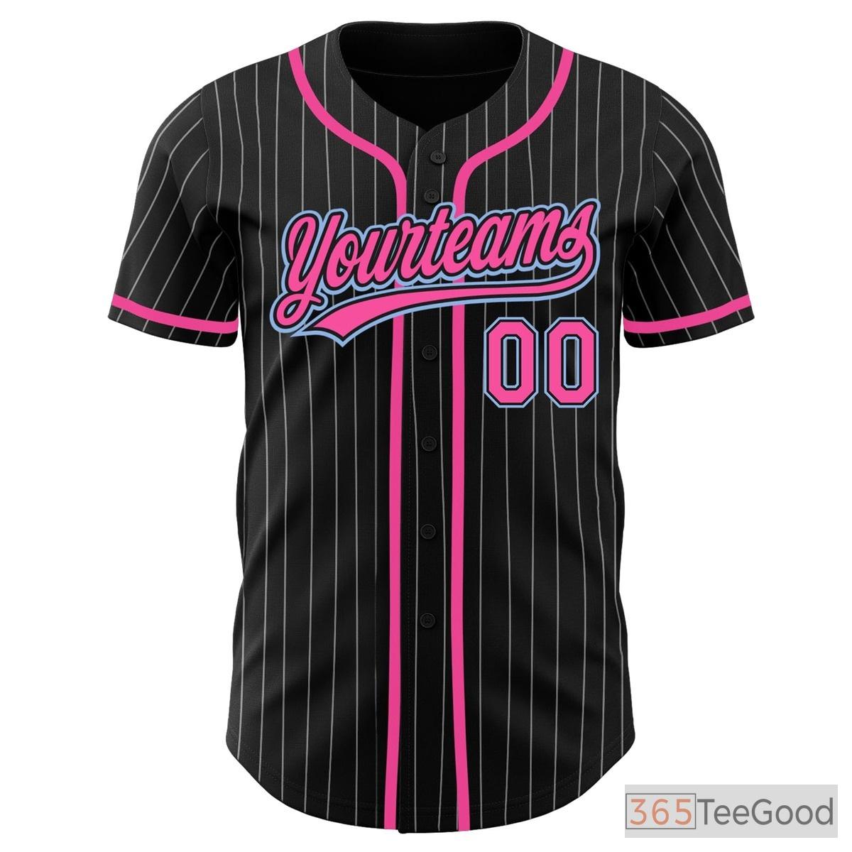 Black & White Baseball Jersey Tee for Men & Women - Ready for Your Custom Style