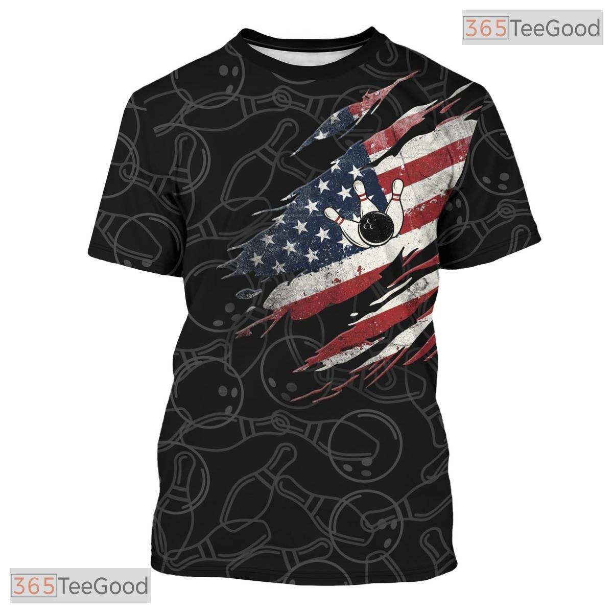 Black Sports Jersey Pattern 3D Graphic Printed Short Sleeve Unisex Tee Shirt Top