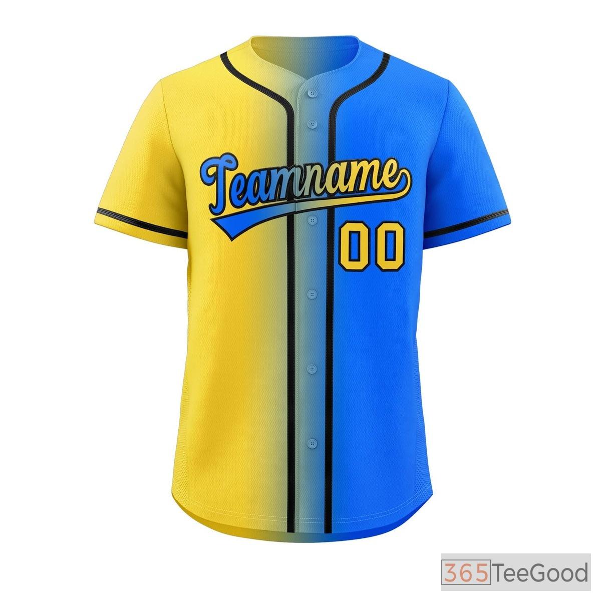 Blue and Pink Baseball Jersey Tee for Men & Women - A vibrant style for daily comfort