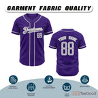 Blue Baseball Jersey for Men & Women - A comfortable garment for a casual look
