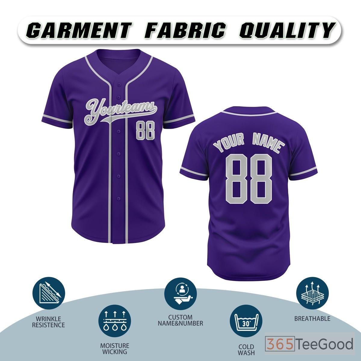 Blue Baseball Jersey for Men & Women - A comfortable garment for a casual look