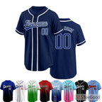 Blue Baseball Jersey Tee for Men & Women - Casual comfort with classic appeal
