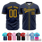 Blue Baseball Jersey Tee for Men & Women - A relaxed staple for daily comfort