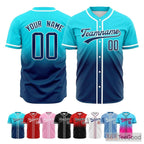Blue Baseball Jersey Tee for Men & Women - A cool, comfortable choice for daily versatility
