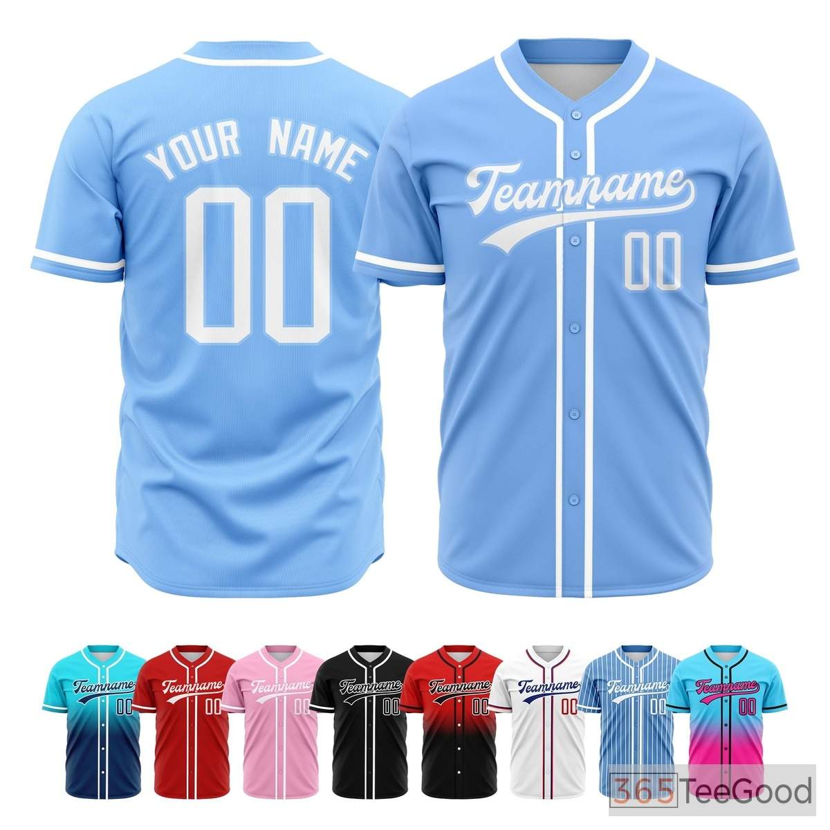 Blue Baseball Jersey Tee for Men & Women - A comfortable classic for relaxed daily style