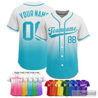 Blue Baseball Jersey Tee for Men & Women - A comfortable option for custom team apparel