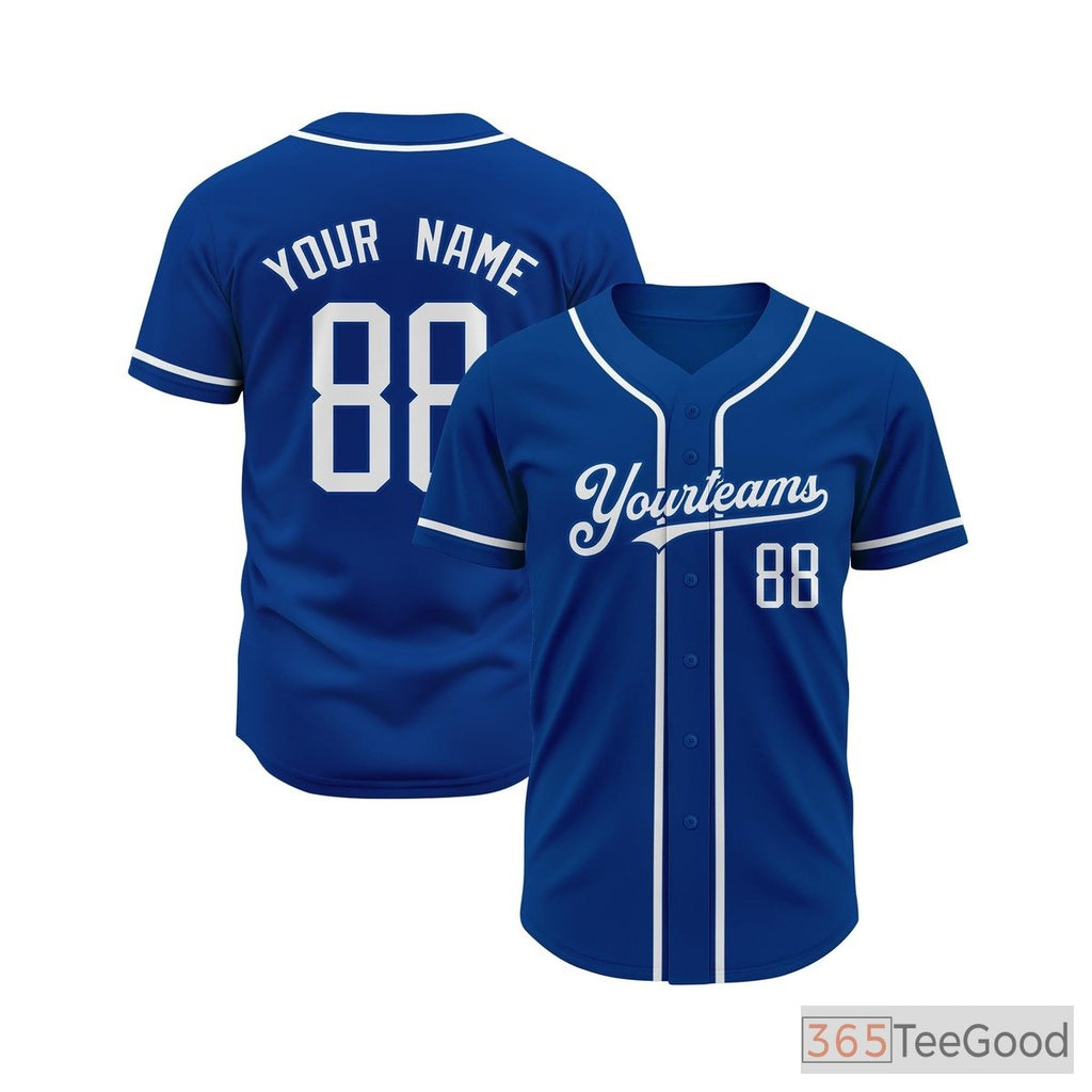 Blue Baseball Jersey Tee for Men & Women - A versatile foundation for custom apparel