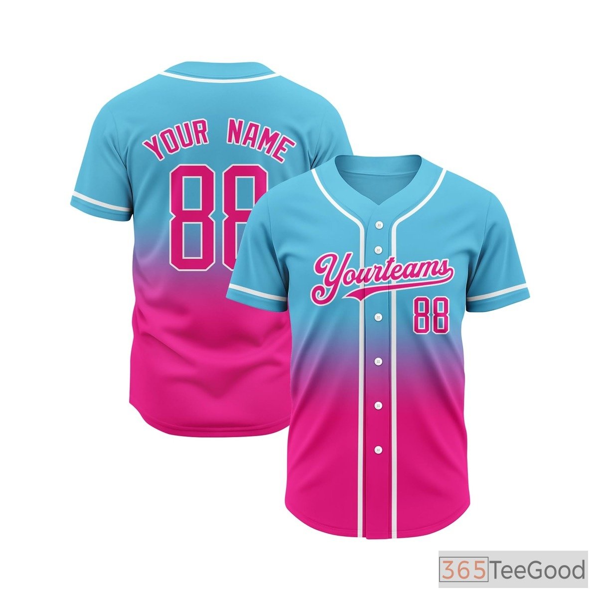 Blue Baseball Jersey Tee for Men & Women - Ready for Team Uniforms & Casual Style