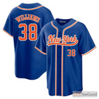 Blue Baseball Jersey Tee for Men & Women - Soft comfort for everyday casual style