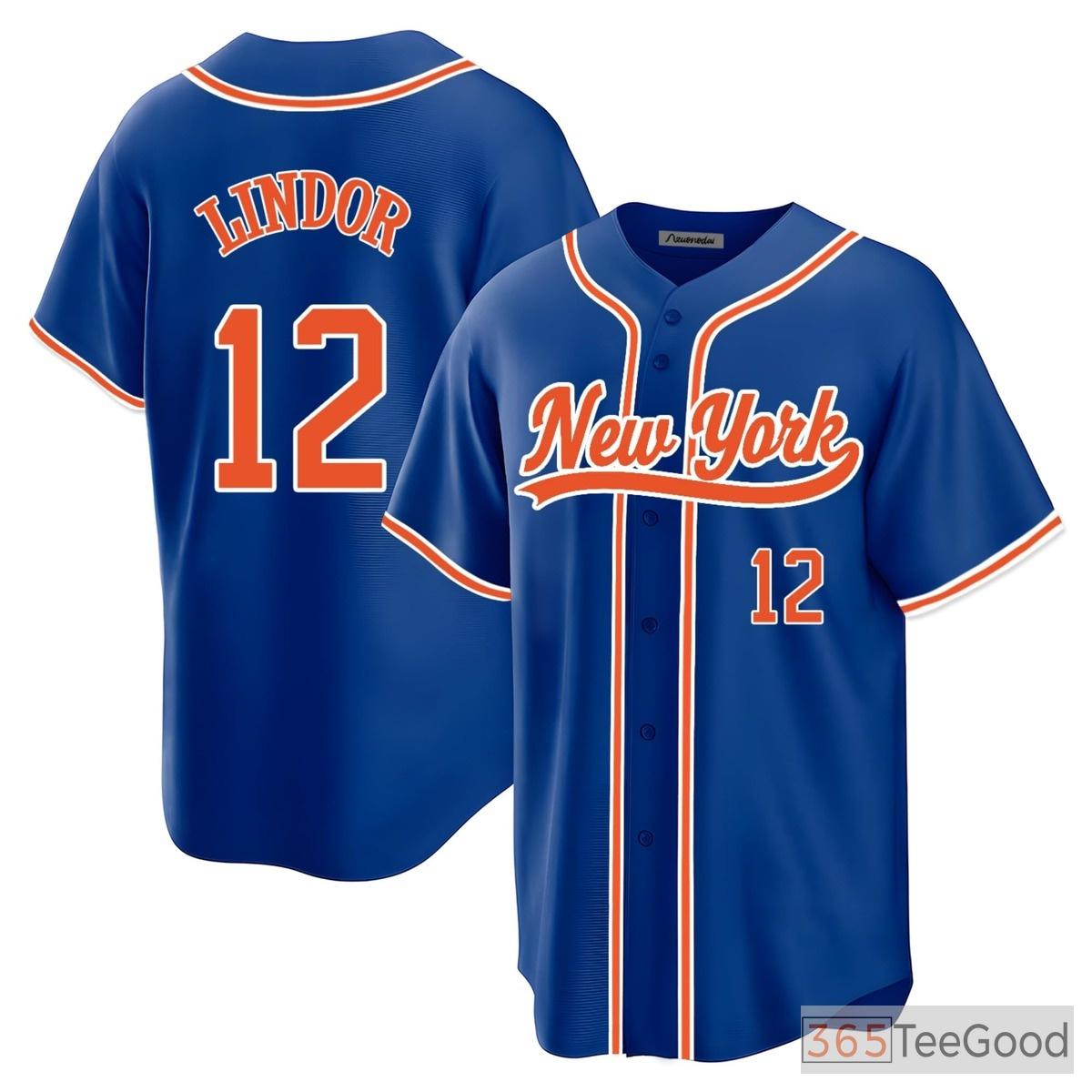 Blue Baseball Jersey Tee for Men & Women - Personalize with Stitched Name & Number