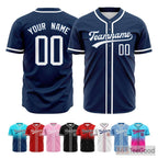 Blue Baseball Jersey Tee for Men & Women - A cool choice for comfortable everyday wear