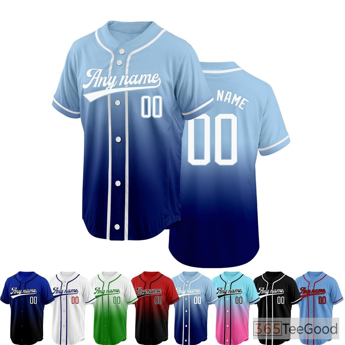 Blue Baseball Jersey Tee for Men & Women - Effortless comfort for everyday style