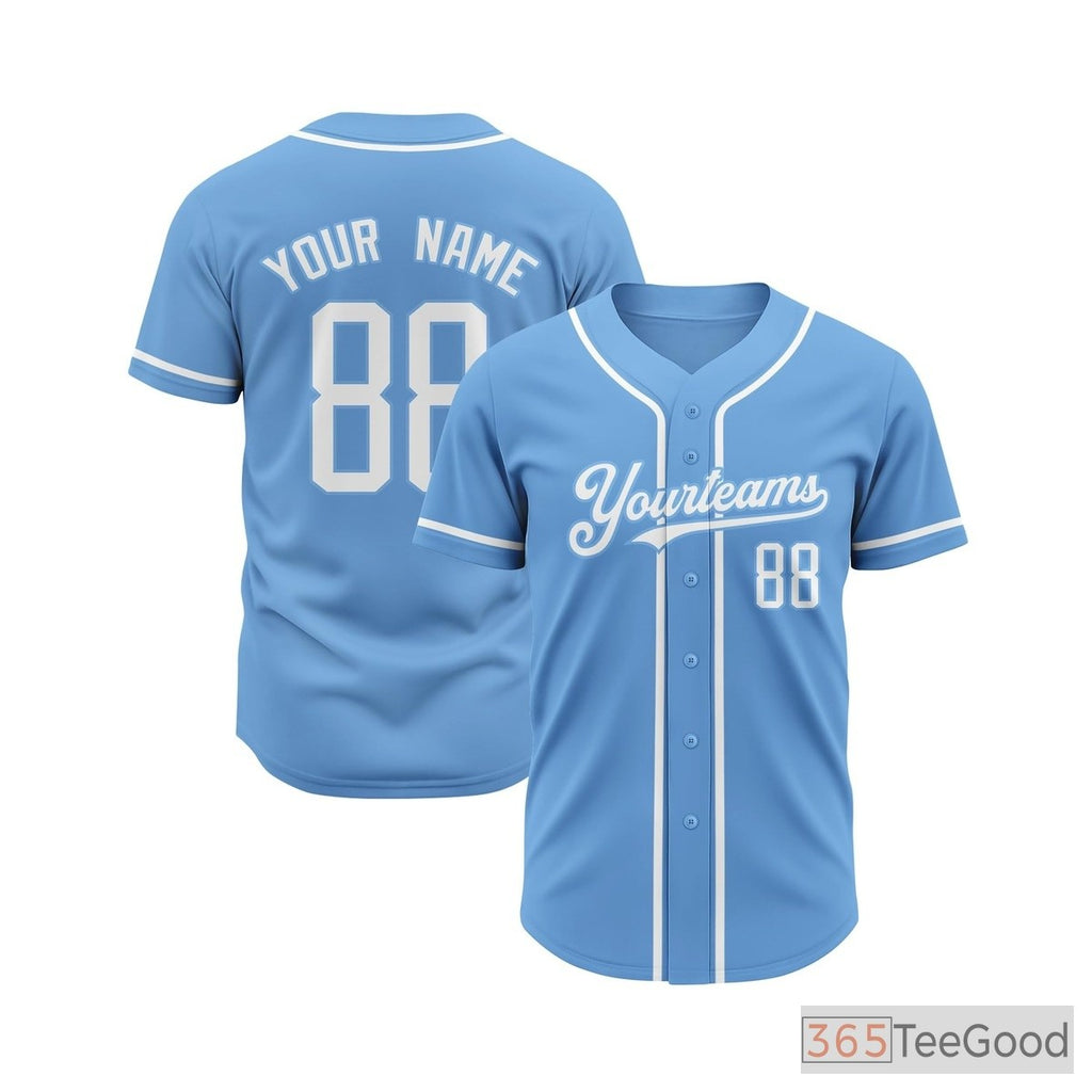 Blue Baseball Jersey Tee for Men & Women - A timeless look for custom designs