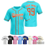 Blue Baseball Jersey Tee for Men & Women - Classic Sporty Everyday Style