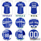 Blue Baseball Jersey Tee for Men & Women - Your Foundation for Custom Designs