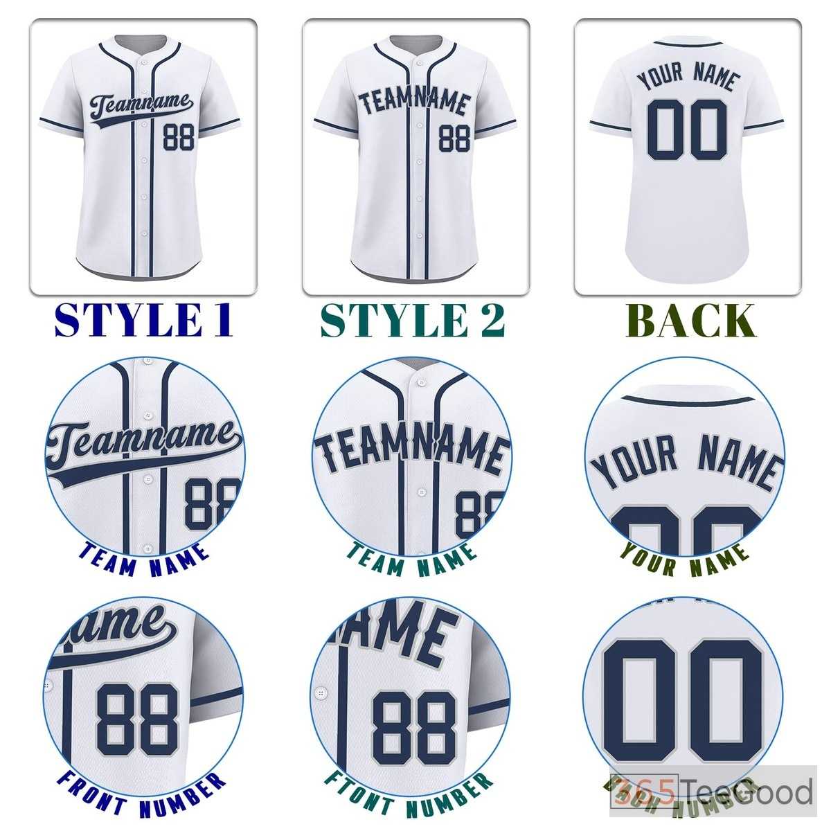 Blue Baseball Jersey Tee for Men & Women - A Comfortable Option for Daily Style