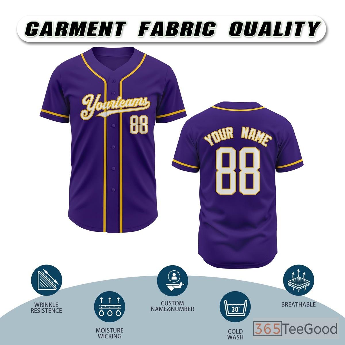 Blue Baseball Jersey Tee for Men & Women - Perfect for custom team wear & everyday style