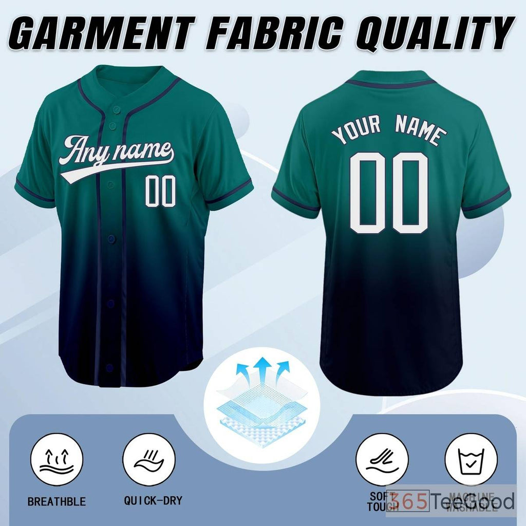 Blue Baseball Jersey Tee for Men & Women - A versatile staple for casual days