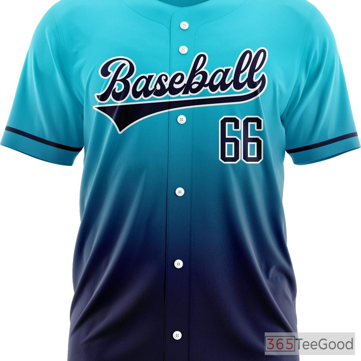 Blue Custom Baseball Jersey Tee for Men & Women - Design Your Own Stitched & Printed Details