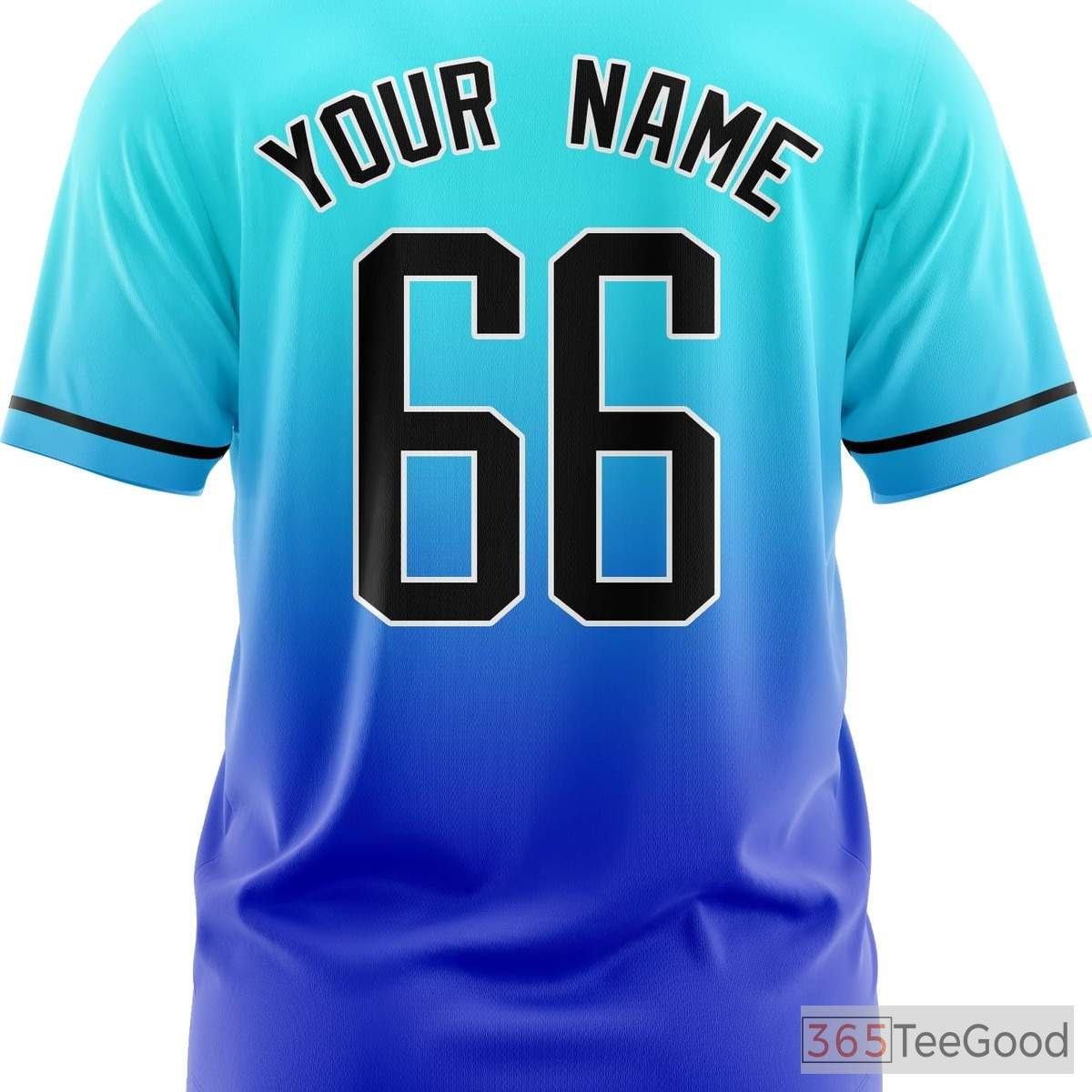 Blue Custom Baseball Jersey Tee for Men & Women - Personalize Your Stitched Design