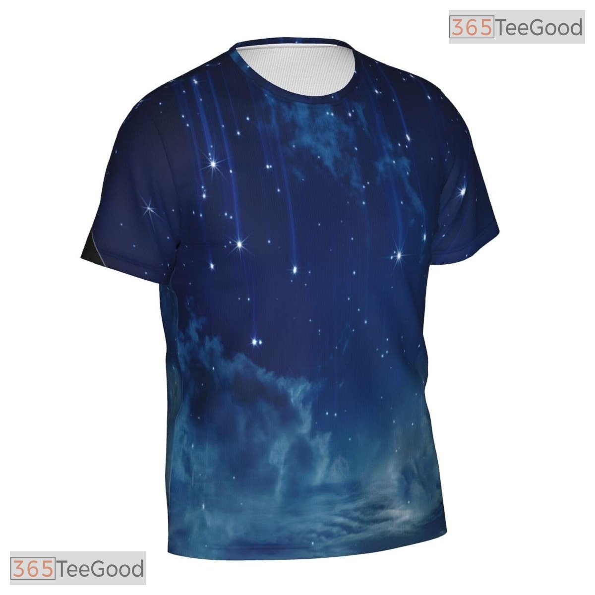 Blue Galaxy Space Basketball Graphic 3D Printed Short Sleeve Unisex T-Shirt Tops