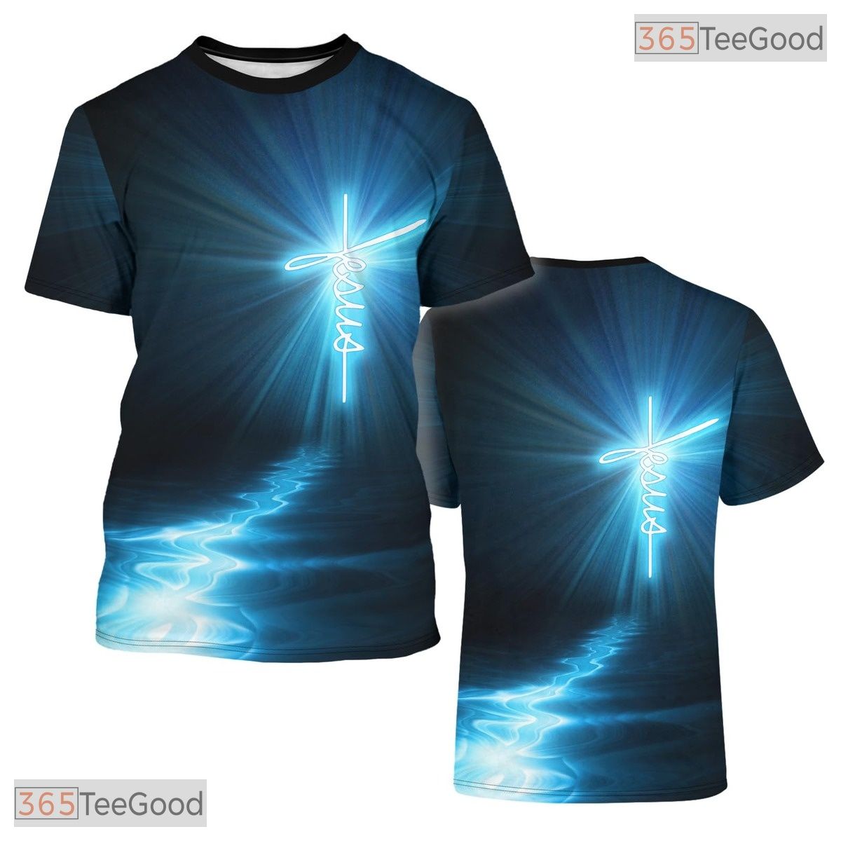 Classic Blue Novelty Abstract 3D Graphic Printed Casual Short Sleeve Unisex Shirt