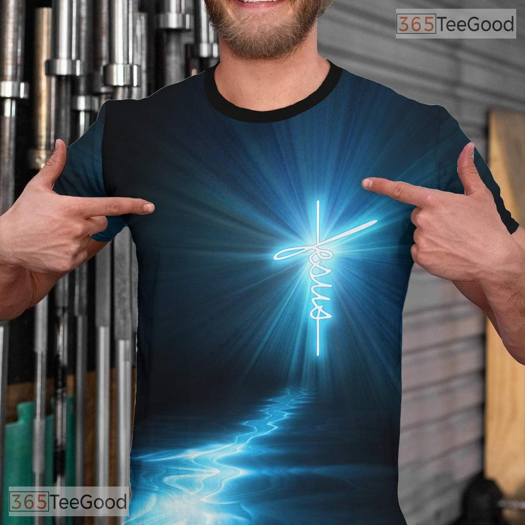 Classic Blue Novelty Abstract 3D Graphic Printed Casual Short Sleeve Unisex Shirt