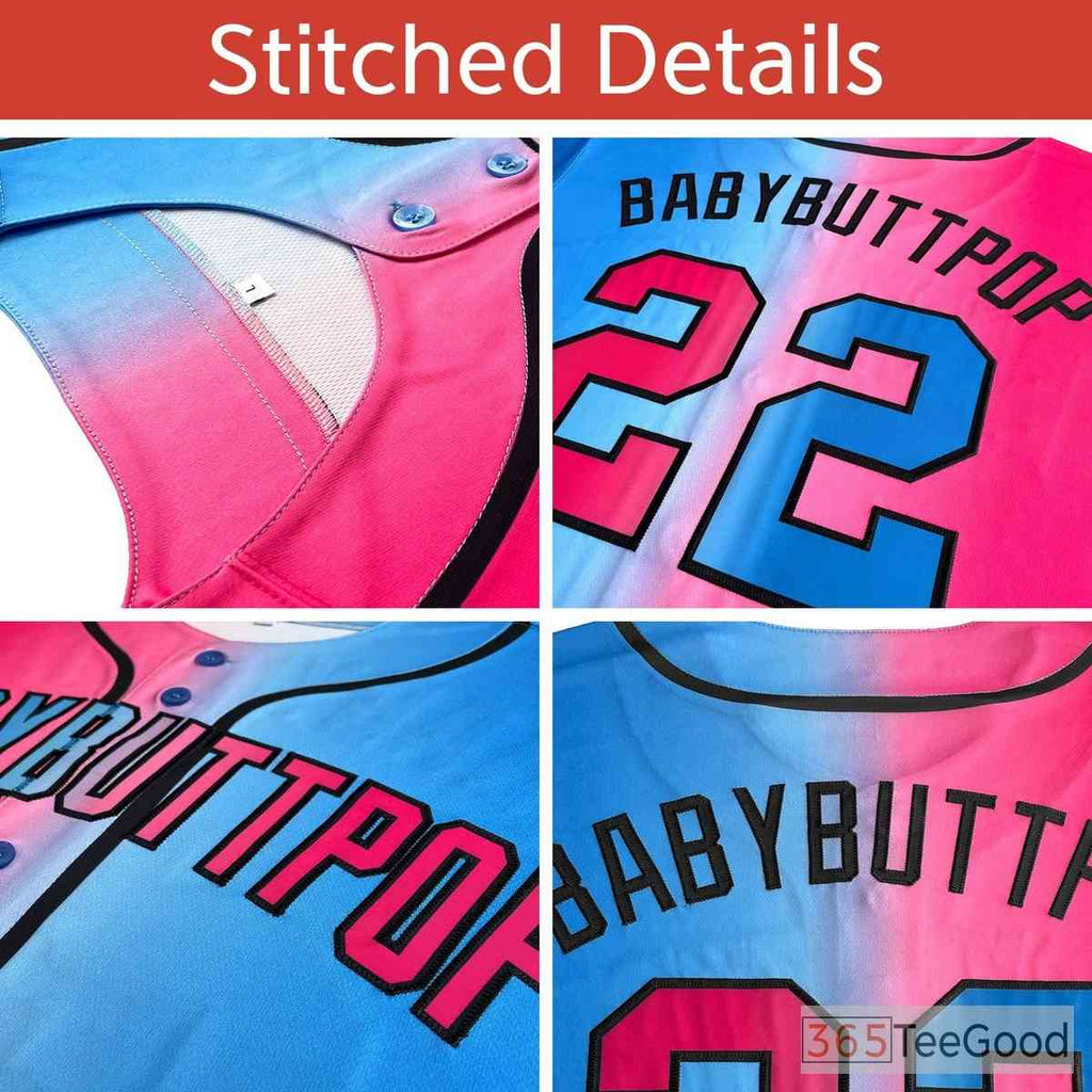 Blue, Yellow & Purple Baseball Jersey Tee for Men & Women - A vibrant blend for casual comfort