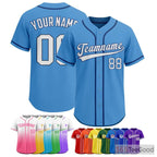 Blue & Navy Baseball Jersey Tee for Men & Women - A versatile base for custom apparel