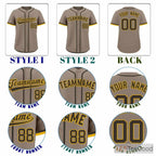 Brown Baseball Jersey Tee for Men & Women - Adaptable for Your Personal Style