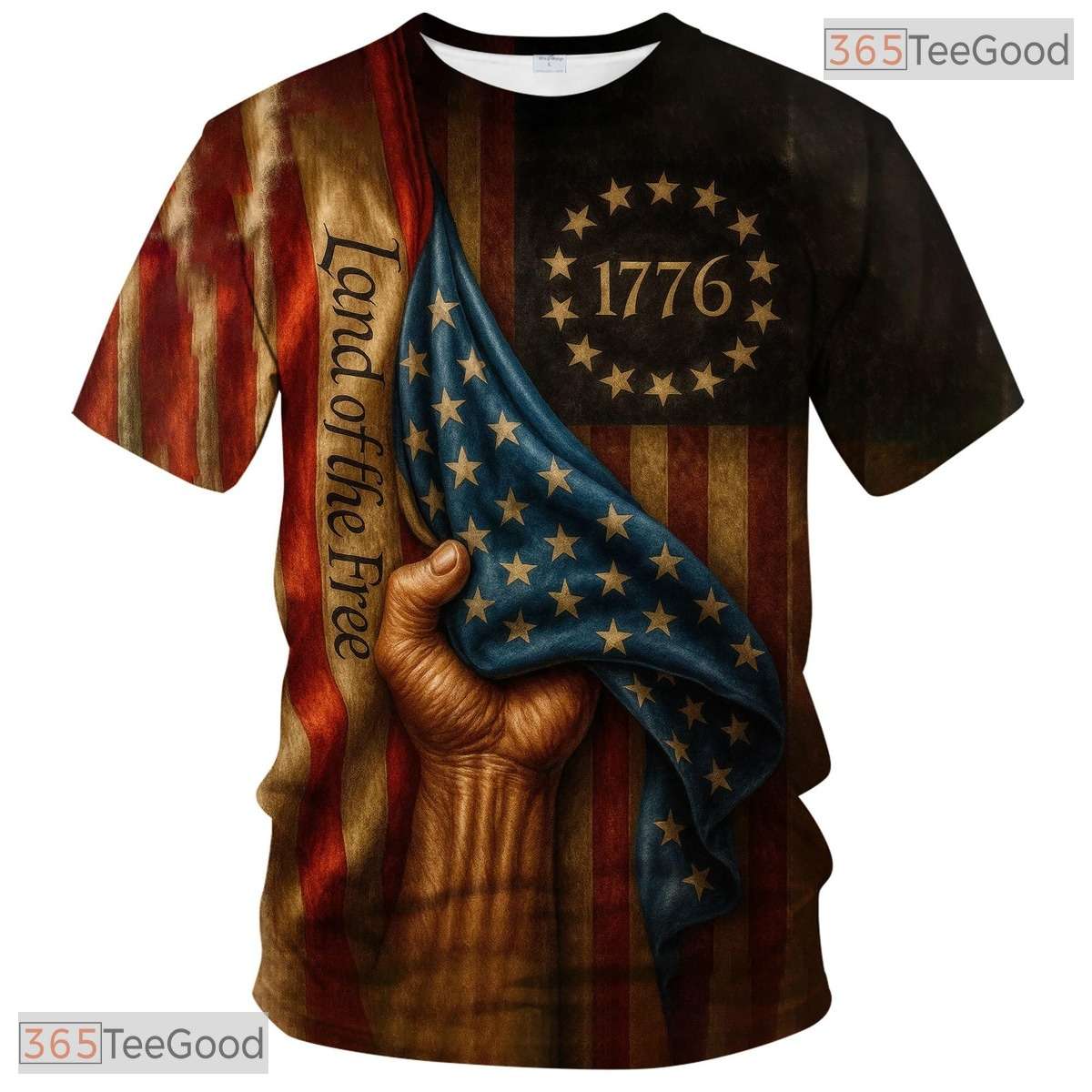 Brown Juneteenth Freedom Celebration Graphic Novelty 3D Printed Casual Unisex T-Shirt
