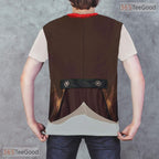 Brown Oktoberfest Beer Costume Novelty 3D Printed Casual Short Sleeve Unisex Tee