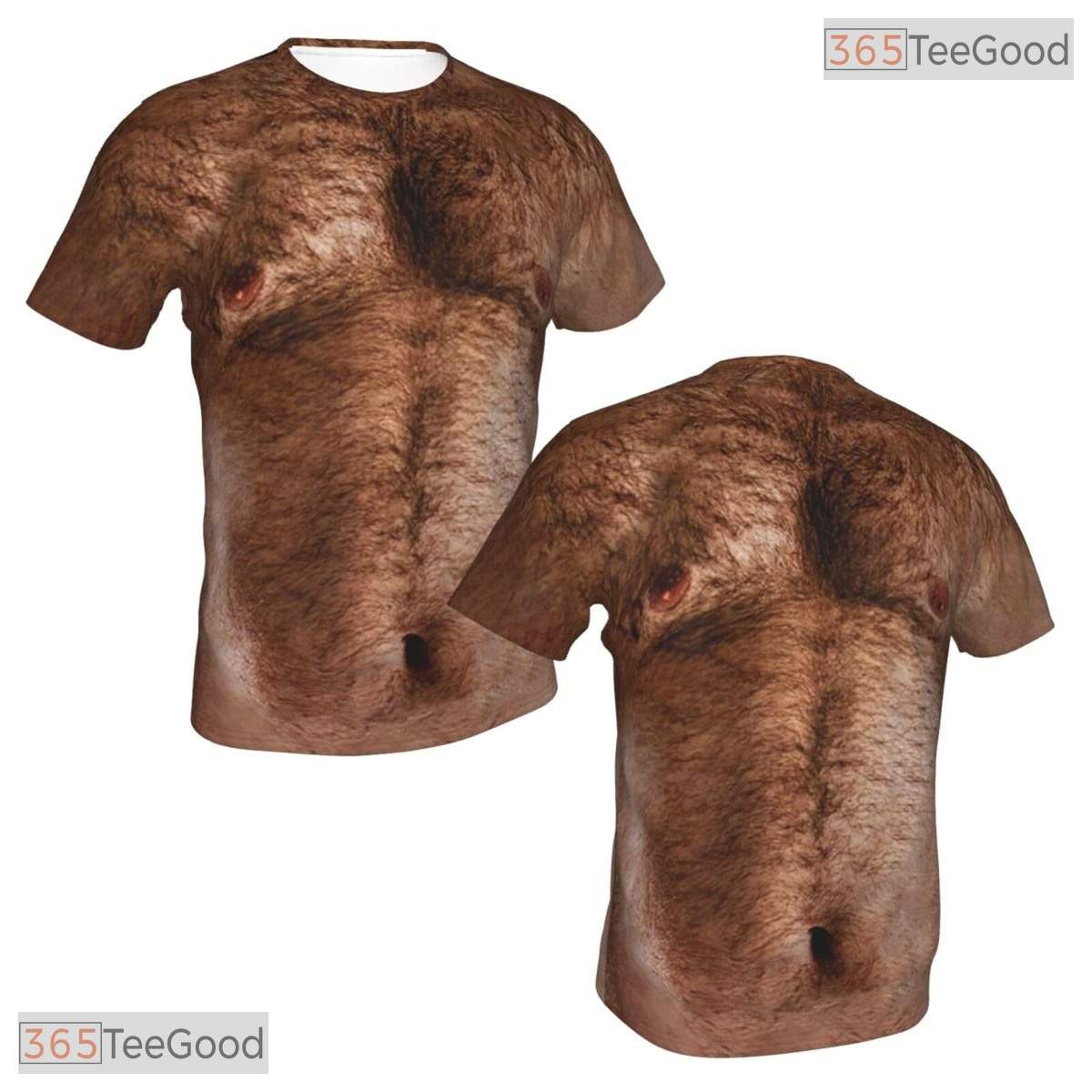 Funny Brown Muscle Chest Basketball 3D Printed Casual Short Sleeve Unisex Shirt