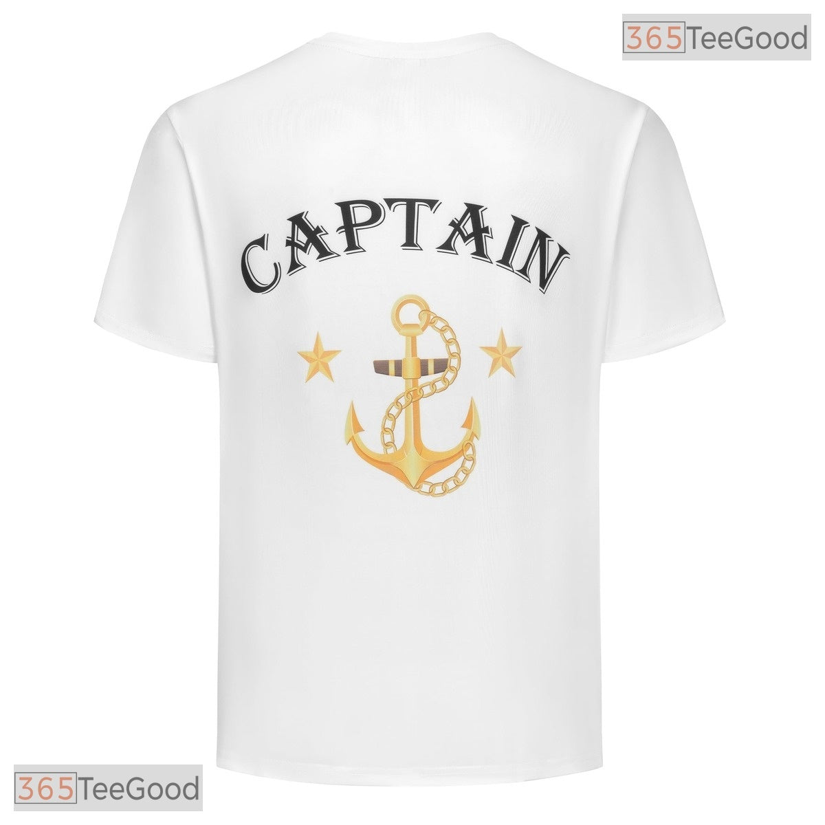 White Captain Sailor Uniform Costume Novelty 3D Printed Casual Unisex T-Shirt Styles