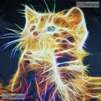 Funny Yellow Cat Animal Graphic Art Pattern 3D Printed Casual Unisex T-Shirts