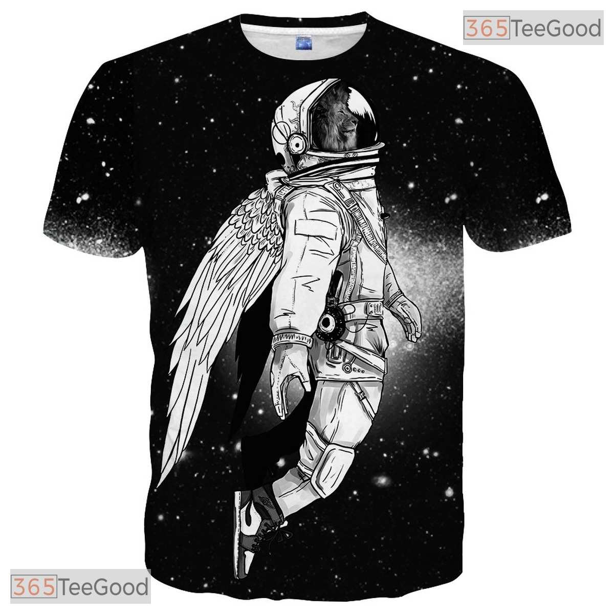 Sleek Black Modern Graphic Art Pattern Design 3D Printed Casual Unisex T-Shirt
