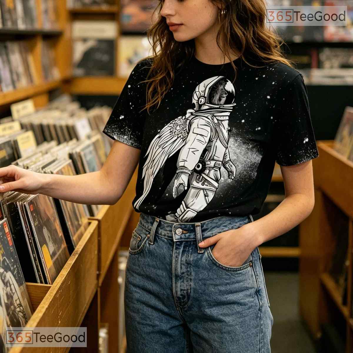 Sleek Black Modern Graphic Art Pattern Design 3D Printed Casual Unisex T-Shirt