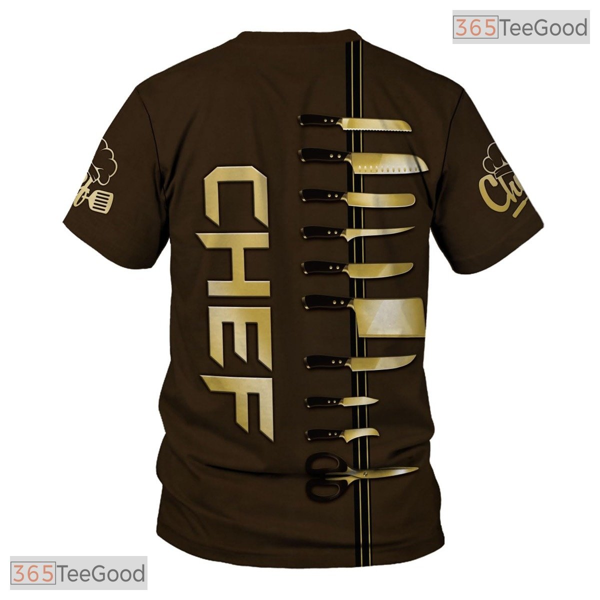 Master Chef Knife Culinary Art 3D Graphic Printed Casual Unisex Shirt Lover