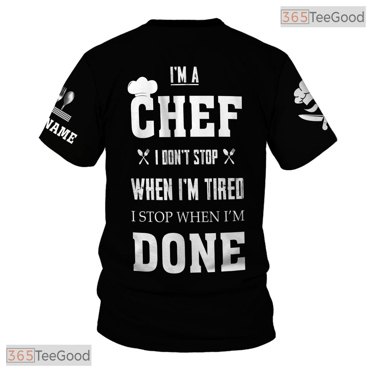 Professional Master Chef Knives 3D Graphic Printed Casual Unisex Tee Shirt