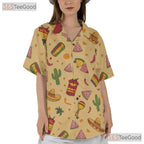 Cinco De Mayo Fiesta Pinata Sombrero Cactus Hawaiian Tee Unisex Summer Top