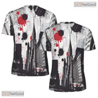 Urban Cityscape Night Graphic Art 3D Pattern Printed Casual Unisex T-Shirt Tops