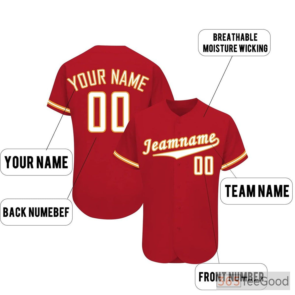 Classic Black & White Custom Baseball Jersey Button Down Personalized Unisex Shirt