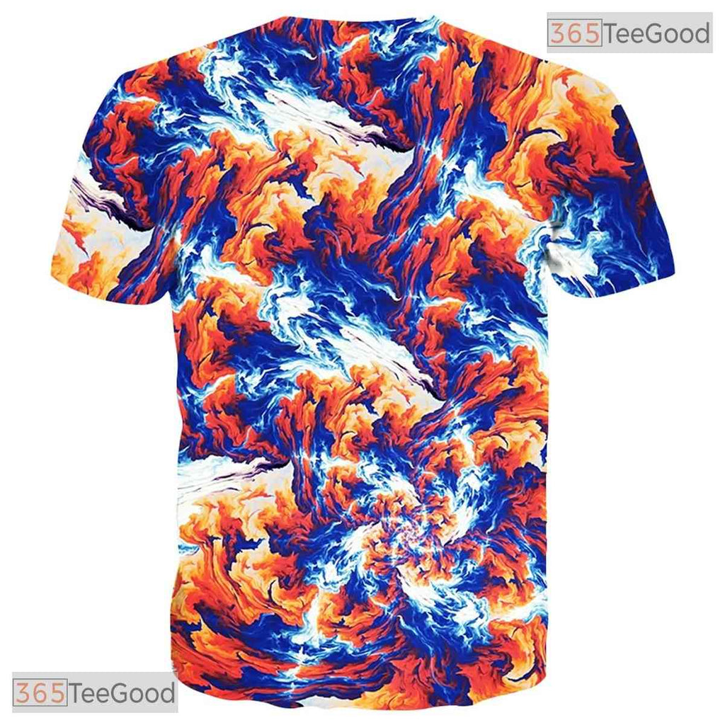 Stunning Colorful Graphic Print 3D Fashion Casual Unisex T-Shirt For Adults Teens