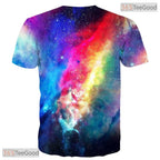 Brilliant Colorful Sky Clouds 3D Graphic Printed Casual Unisex Tee Shirt Tops