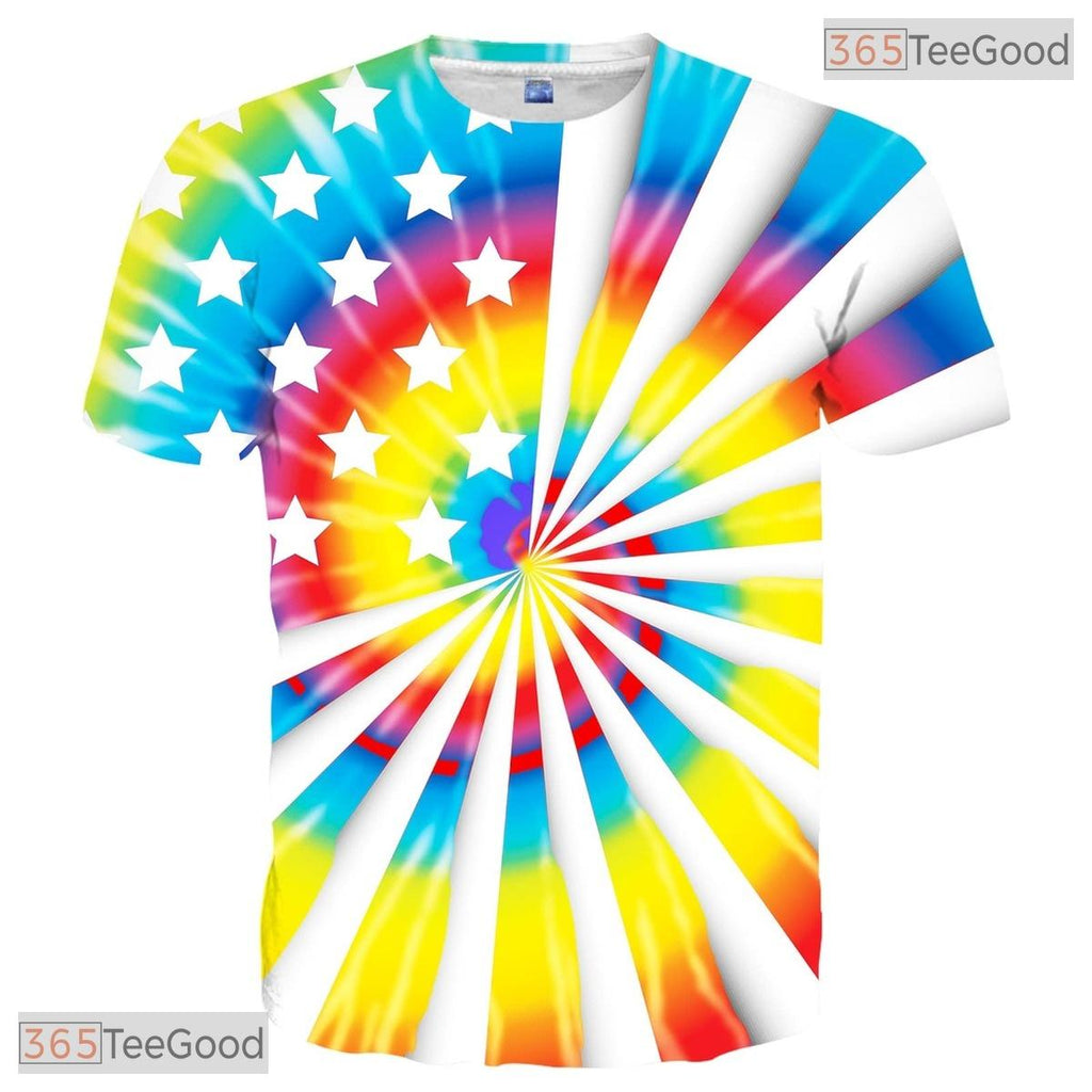Glowing Colorful Star Space Galaxy 3D Printed Casual Unisex Short Sleeve Shirt