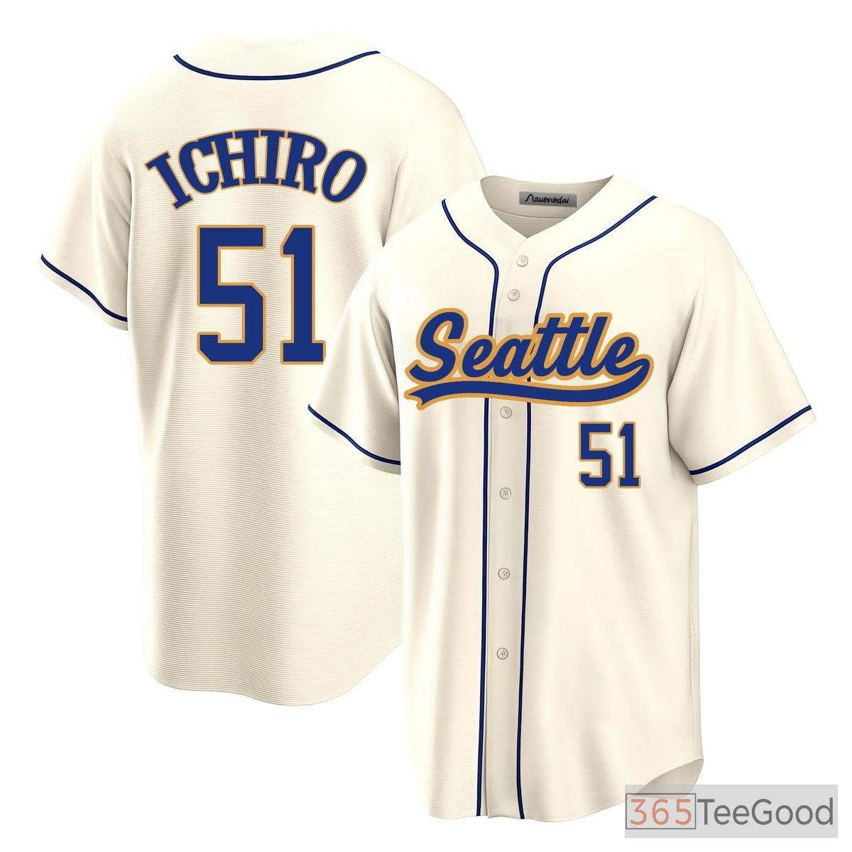 Cream Baseball Jersey Tee - Customize with Your Preferred Name & Number