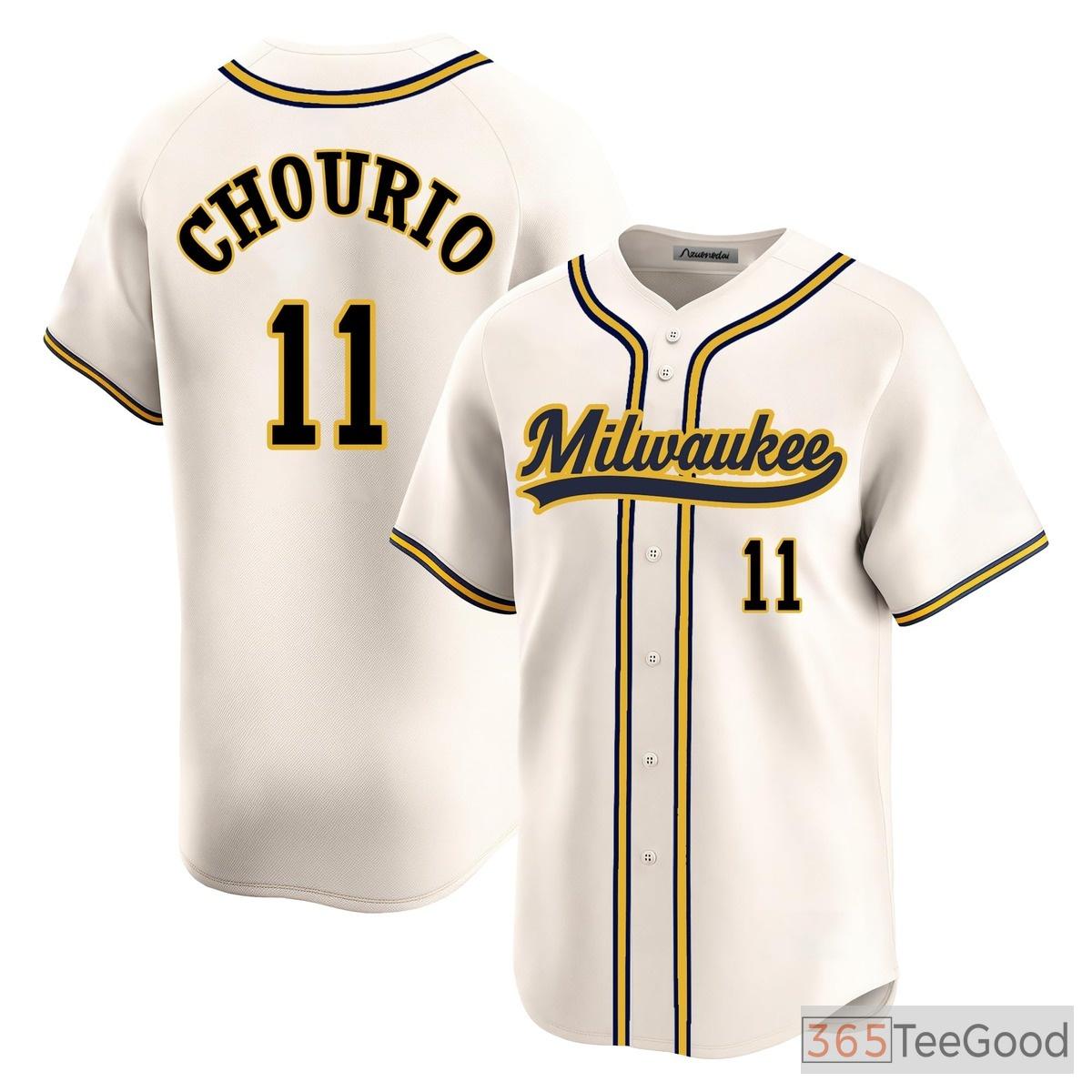 Cream Baseball Jersey Tee - Stitched for Your Own Custom Name & Number Design